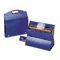Pendaflex Two Inch Expansion Desktop File, Six Pockets, Poly, Letter, Blue ESS51068