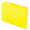 Pendaflex Two Inch Reinforced Hanging File Folders, Legal, Yellow, 25/Box ESS4153X2YEL