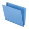Pendaflex Two-Ply Expansion Folder, Two Fasteners, End Tab, Letter, Blue, 50/Box ESSH10U13BL