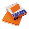 Pendaflex Two-Tone File Folders, Straight Top Tab, Letter, Orange/Light Orange, 100/Box ESS152ORA