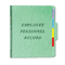 Pendaflex Vertical Personnel Folders, 1/3 Cut Top Tab, Letter, Green ESSSER1GR