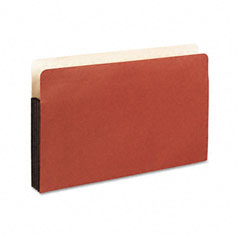 Pendaflex Watershed 3 in Expansion File Pockets, Straight Cut, Legal, Redrope ESS35261