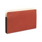 Pendaflex Watershed 3 in Expansion File Pockets, Straight Cut, Legal, Redrope ESS35261