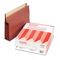 Pendaflex Watershed Seven Inch Expansion File Pocket, Straight Cut, Letter, Red, 5/Box ESS45302