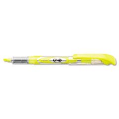 Pentel 24/7 Highlighter, Chisel Tip, Bright Yellow Ink, 12/Pk PENSL12G