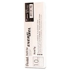 Pentel Refill for EnerGel RTX, EnerGel Deluxe, Metal Tip, Bold, Black Ink PENLR10A
