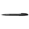 Pentel Sign Pen Porous Point Capped Water-Based Pen, Black Ink, Fine, Dozen PENS520A