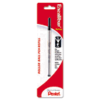 Pentel Universal Refill for Roller Ball Pens, Fine, Black PENBFL5BPAK6