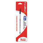 Pentel Universal Refill for Roller Ball Pens, Fine, Blue PENBFL5BPCK6