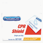 PhysiciansCare CPR Shield, Clear, Plastic ACM92100