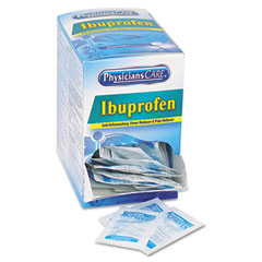PhysiciansCare Ibuprofen Tablets Pain Reliever Refill, 125 Two-Packs/Box ACM90109