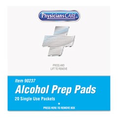 PhysiciansCare XPRESS First Aid Kit Refill, Alcohol Pads, 40/box ACM90237