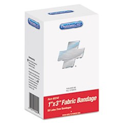 PhysiciansCare XPRESS First Aid Kit Refill, Bandages, 1"x3" Fabic, 50/BX ACM90240