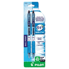 Pilot B2P Recycled Ballpoint Pen, 1.0 mm, Black Ink, 2/Pk PIL32805