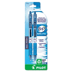 Pilot B2P Recycled Ballpoint Pen, 1.0 mm, Blue Ink, 2/Pk PIL32806