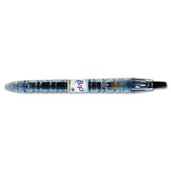 Pilot BeGreeN B2P Bottle Gel Pen, Retractable, 0.7mm Fine, Black Ink, 3/Pack PIL31607