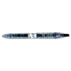 Pilot BeGreen B2P Bottle Gel Rolling Ball, Retractable, Black Ink, 0.7mm Fine, 2/Pack PIL31605