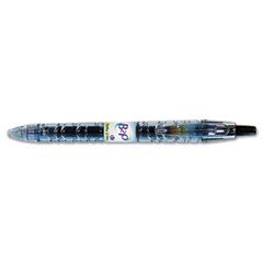 Pilot BeGreen B2P Bottle Gel Rolling Ball, Retractable, Black Ink, 0.7mm Fine, 2/Pack PIL31605