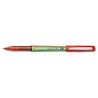 Pilot BeGreen Precise V5 Roller Ball Stick Pen, Red Ink, Extra Fine, Dozen PIL26302