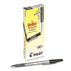 Pilot Better Ballpoint Stick Pen, Black Ink, Fine, Dozen PIL35011