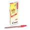 Pilot Better Ballpoint Stick Pen, Red Ink, Fine, Dozen PIL37011
