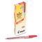Pilot Better Ballpoint Stick Pen, Red Ink, Medium, Dozen PIL37711