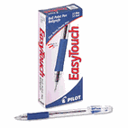 Pilot EasyTouch Ballpoint Stick Pen, Blue Ink, Fine, Dozen PIL32002