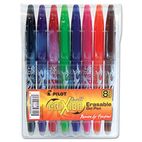 Pilot FriXion Ball Erasable Gel Pen, 0.7mm Fine Point, Assorted, 8/Pack PIL31569
