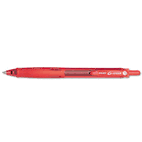 Pilot G-Knock BeGreen Roller Ball Retractable Gel Pen, Red Ink, Fine, Dozen PIL31508