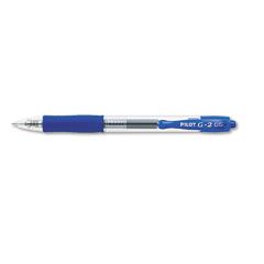 Pilot G2 Gel Roller Ball Pen, Retractable, Blue Ink, 0.5mm Extra Fine, Dozen PIL31003