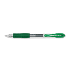 Pilot G2 Gel Roller Ball Pen, Retractable, Green Ink, 0.5mm Extra Fine, Dozen PIL31005