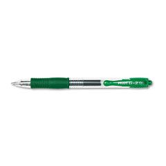 Pilot G2 Gel Roller Ball Pen, Retractable, Green Ink, 0.5mm Extra Fine, Dozen PIL31005