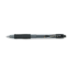 Pilot G2 Gel Roller Ball Pen, Retractable, Refillable, Black Ink, 0.7mm Fine, Dozen PIL31020