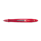 Pilot G6 Gel Roller Ball Pen, Retractable, Refillable, Red Ink, 0.7mm Fine PIL31403