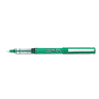 Pilot Precise V5 Roller Ball Stick Pen, Needle Pt, Green Ink, 0.5mm Extra Fine, Dozen PIL25104