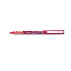 Pilot Precise V5 Roller Ball Stick Pen, Needle Pt, Red Ink, 0.5mm Extra Fine, Dozen PIL35336