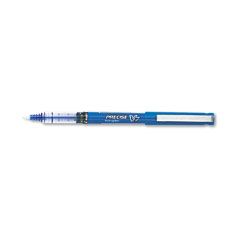 Pilot Precise V7 Roller Ball Stick Pen, Needle Pt, Blue Ink, 0.7mm Fine, Dozen PIL35349