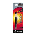 Pilot Refill for Dr. Grip Center Of Gravity Pen, Medium, Black Ink, 2/Pack PIL77271