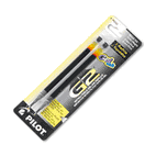 Pilot Refill for G2 Gel, Dr. Grip Gel/Ltd, ExecuGel G6, Q7, Extra Fine, Blk, 2/Pack PIL77232