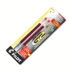 Pilot Refill for G2 Gel, Dr. Grip Gel/Ltd, ExecuGel G6, Q7, Extra Fine, Red, 2/Pack PIL77234