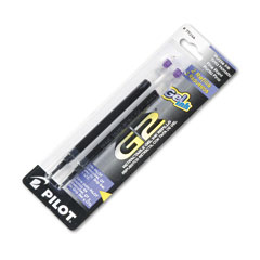 Pilot Refill for G2 Gel, Dr. Grip Gel/Ltd, ExecuGel G6, Q7, Fine, Purple, 2/Pack PIL77244