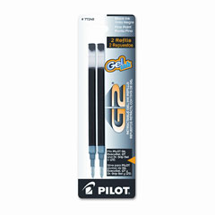 Pilot Refill for G2 Gel, Dr. Grip Gel/Ltd, ExecuGel G6, Q7, Fine Tip, Black, 2/Pack PIL77240