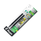 Pilot Refill for G2 Gel, Dr. Grip Gel/Ltd, ExecuGel G6, Q7, Fine Tip, Green, 2/Pack PIL77243