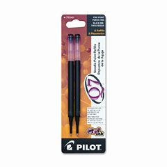 Pilot Refill for Q7 Retractable Gel Roller Ball Pen, Fine, Black Ink PIL77245
