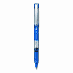 Pilot VBall Grip Roller Ball Stick Pen; Liquid Ink; Blue Ink; Fine, Dozen PIL35571