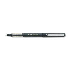 Pilot VBall Roller Ball Stick Pen, Liquid Ink, Black Ink, Fine Point, Dozen PIL35112