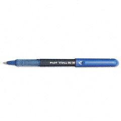 Pilot VBall Roller Ball Stick Pen, Liquid Ink, Blue Ink, Extra Fine, Dozen PIL53207