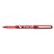 Pilot VBall Roller Ball Stick Pen, Liquid Ink, Red Ink, Extra Fine, Dozen PIL35202