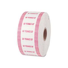 PM Company Automatic Coin Wrap, Pennies, $.50, Continuous Roll Wrappers, 1900/Roll PMC51901