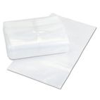 PM Company Clear Disposable Plastic Coin Bag, 6mil, 10 x 18, 100/Pack PMC58011